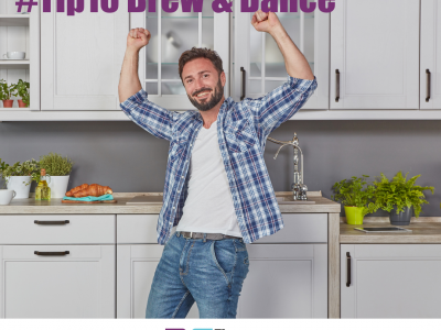tip 16, brew and dance, dance in the kitchen, dance while making tea, dance, just dance, the 52 project, 52 tips
